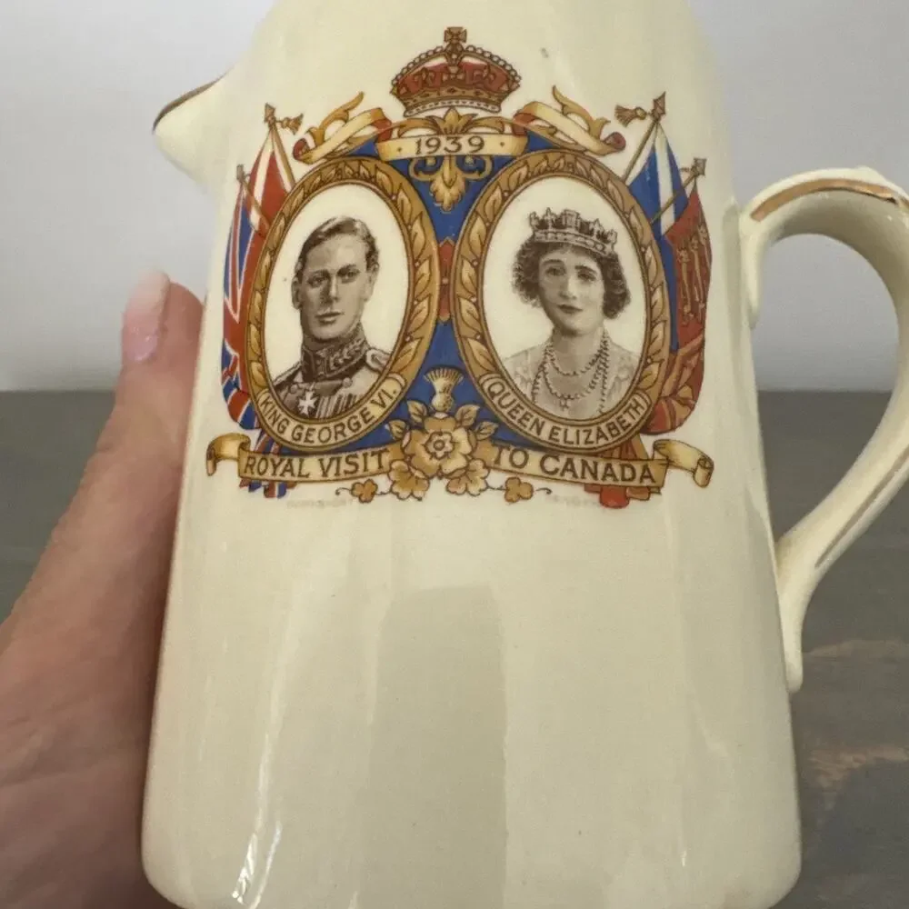 Alfred Meakin Creamer King George VI & Queen Elizabeth Visit to Canada 1939